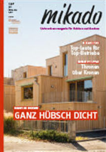 01.07.2017 – pape oder semke ARCHITEKTURBÜRO wird Thema des Monats in der Holzbau-Fachzeitschrift mikado, Ausgabe 07.2017, Veröffentlichung auf Seite 10 – 19